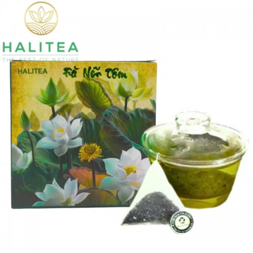 Bánh Trung Thu Trà Xanh Lava Matcha HALITEA Trứng Chảy Handmade Hộp Xanh Cao Cấp