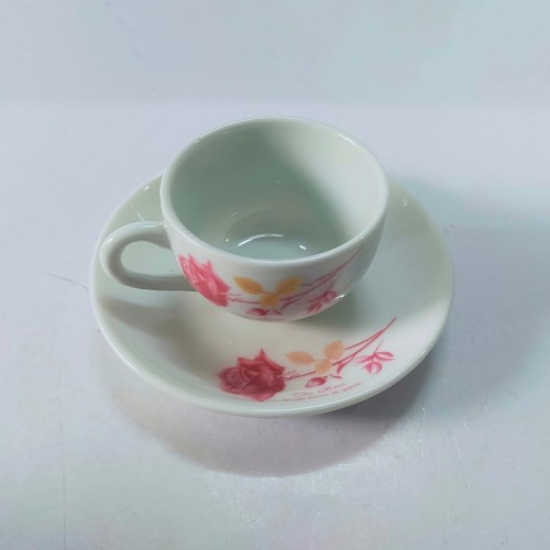 Bộ Ấm Sứ Bát Tràng Bông Hồng 450ml