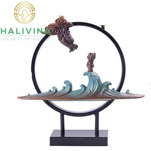 Thác Khói Trầm Hương Đèn Led Tròn Lý Na Tra
