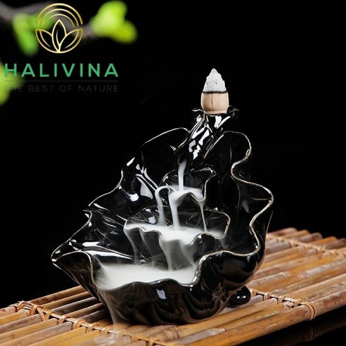 Thác Khói Trầm Hương Lá Sen TKLS5