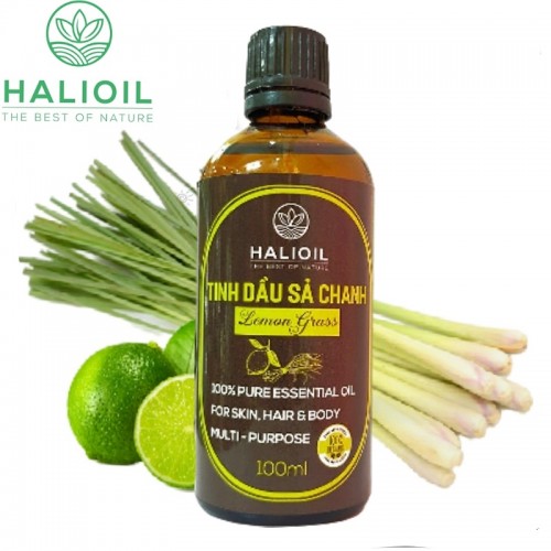 Tinh Dầu Sả Chanh HALIOIL - Lemon Grass Chai 100ml