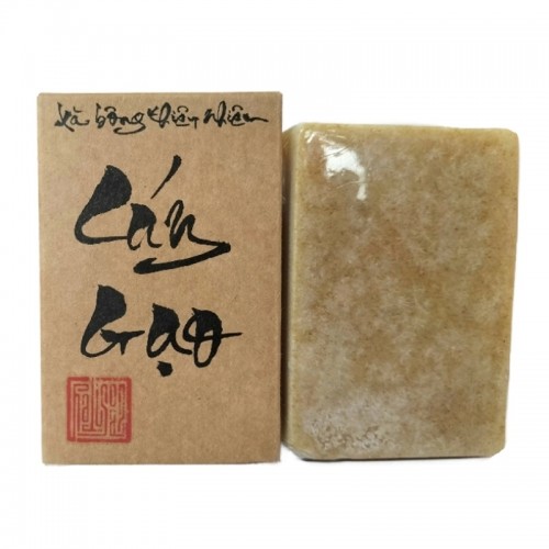 Xà Bông Thiên Nhiên Cám Gạo - Handmade Soap